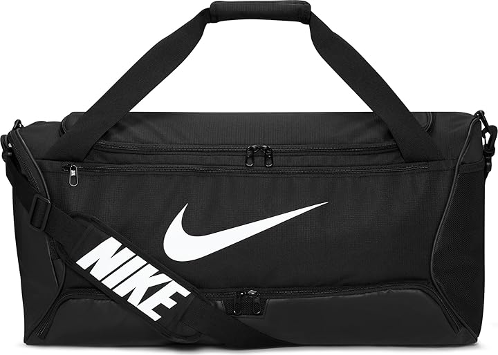 Nike Brasilia BORSA SPORTIVA fondo rivestito interno con zip