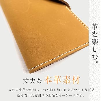 Amazon.co.jp: [Hikaru.G] 本革 キーケース スマートキーケース 6連