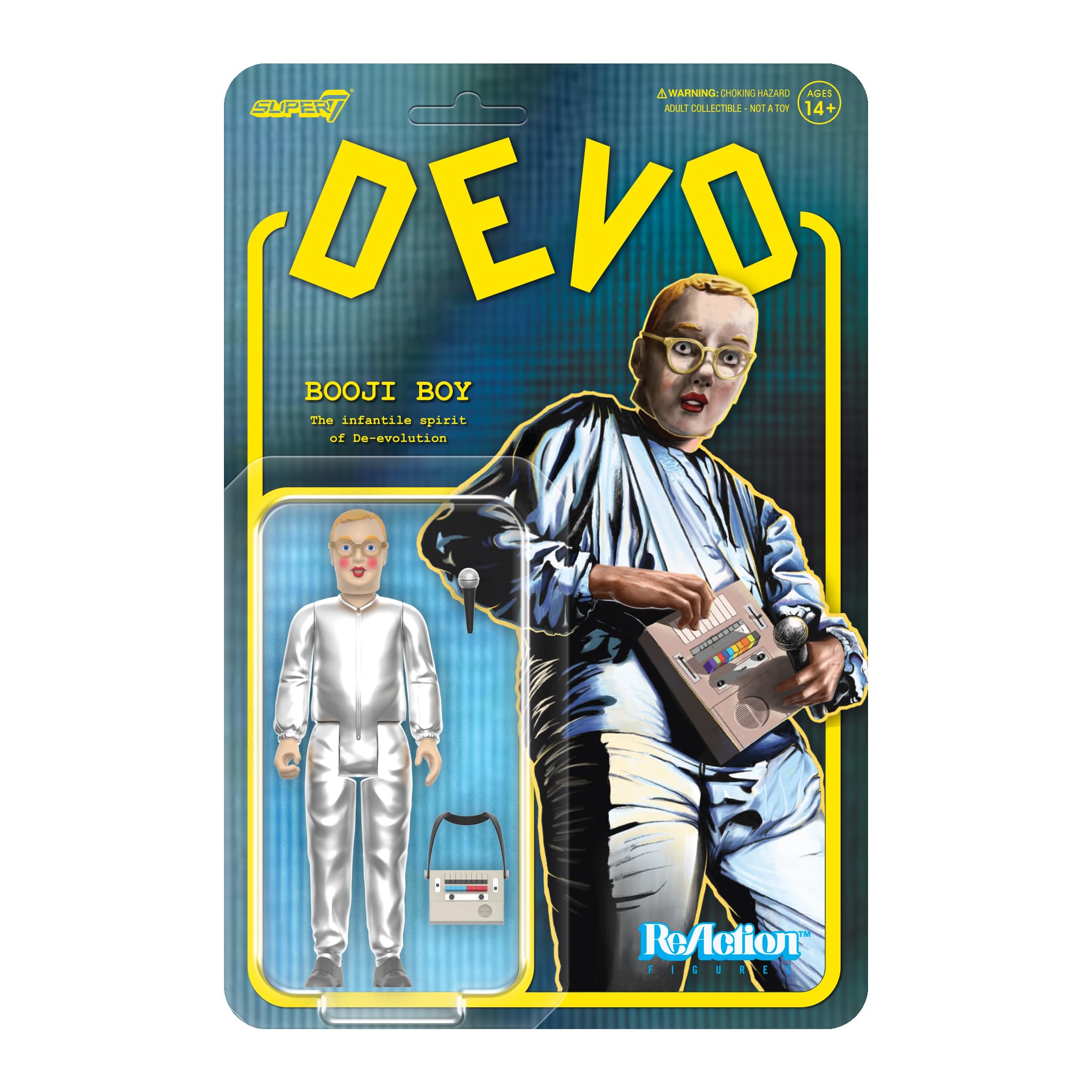 Amazon.com: Super7 Reaction Figure Devo Booji Boy - 3.75