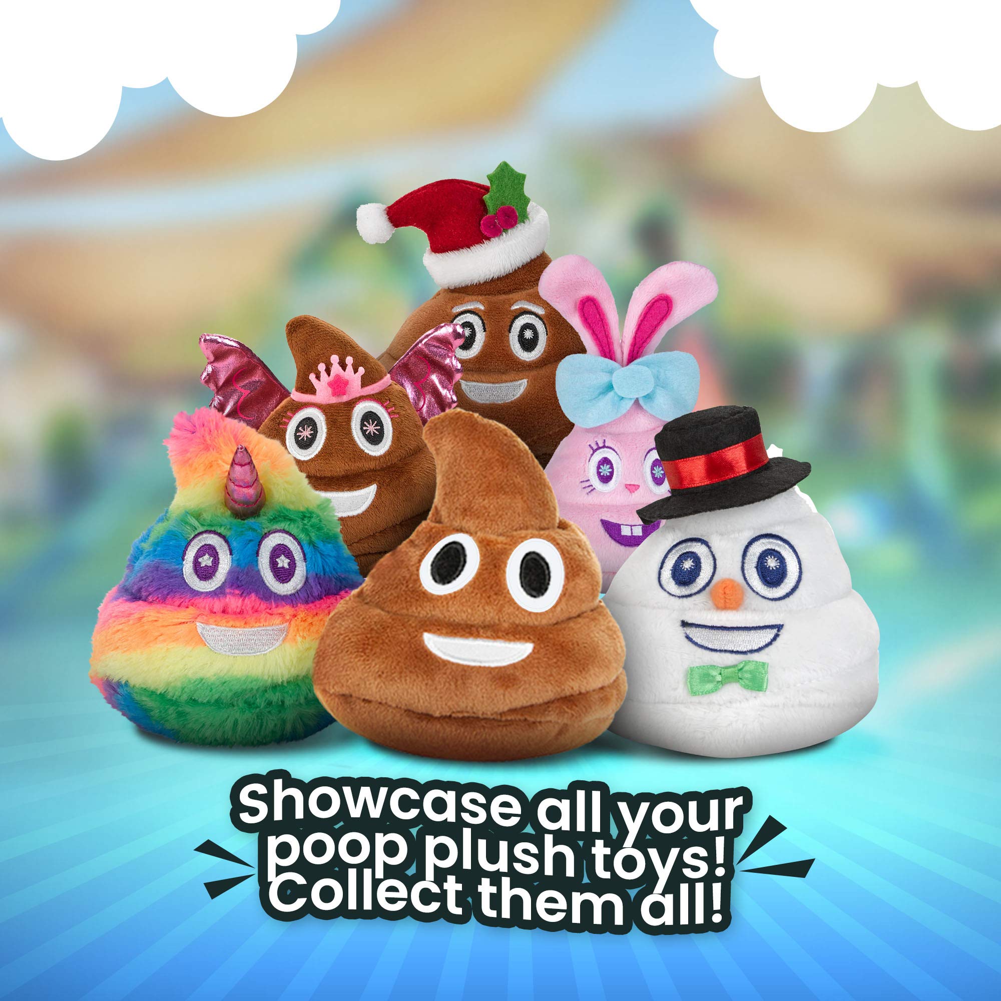 Poop Emoji Farting Plush Toy Makes 7 Funny Fart Sounds Simply