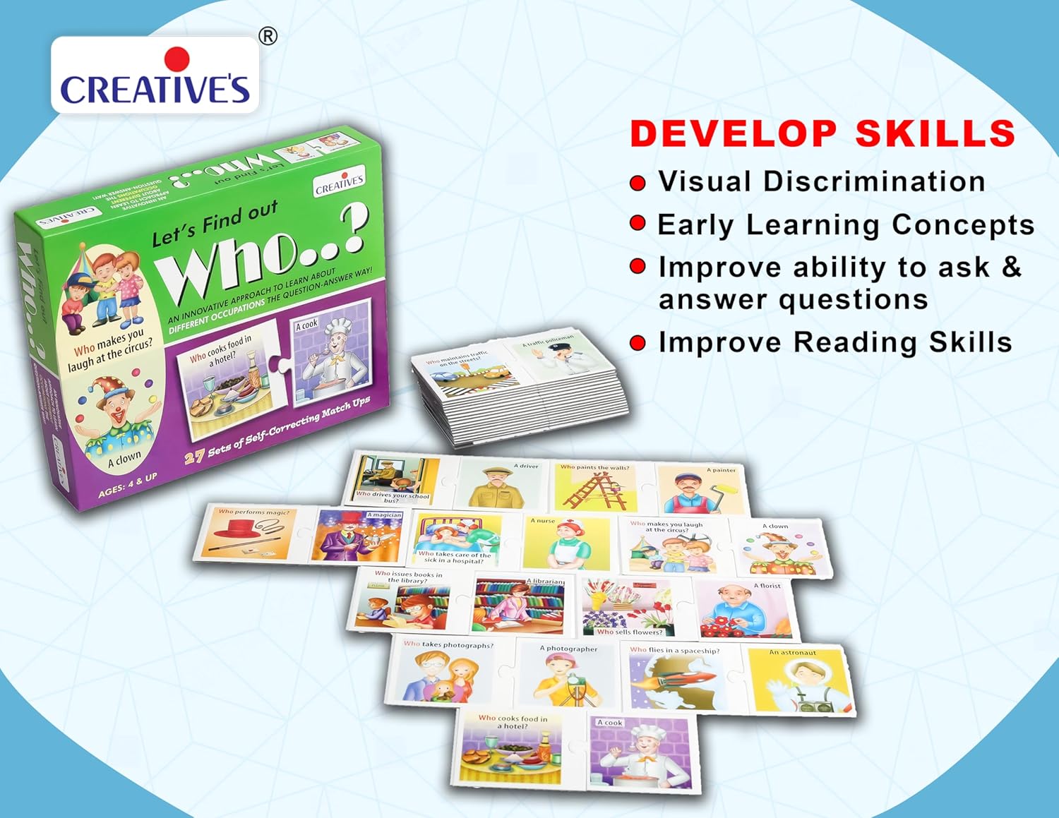 Creative Educational Creative Pre-School Let's Find Out Who?