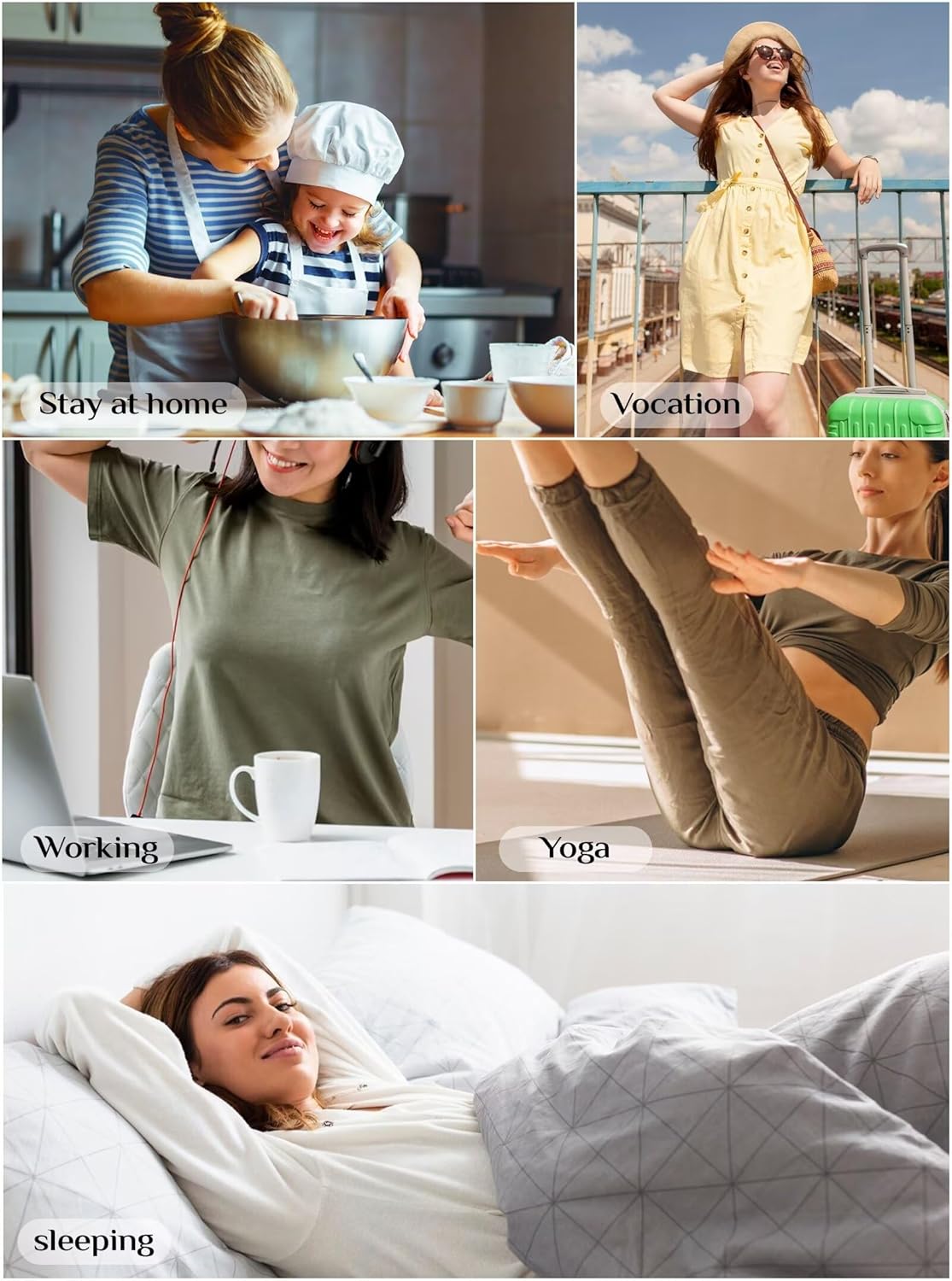 Deyllo Women's Wireless Bra Smooth Seamless Full Coverage No Underwire Plunge Sleep Bra Deep Nude L - Image 7