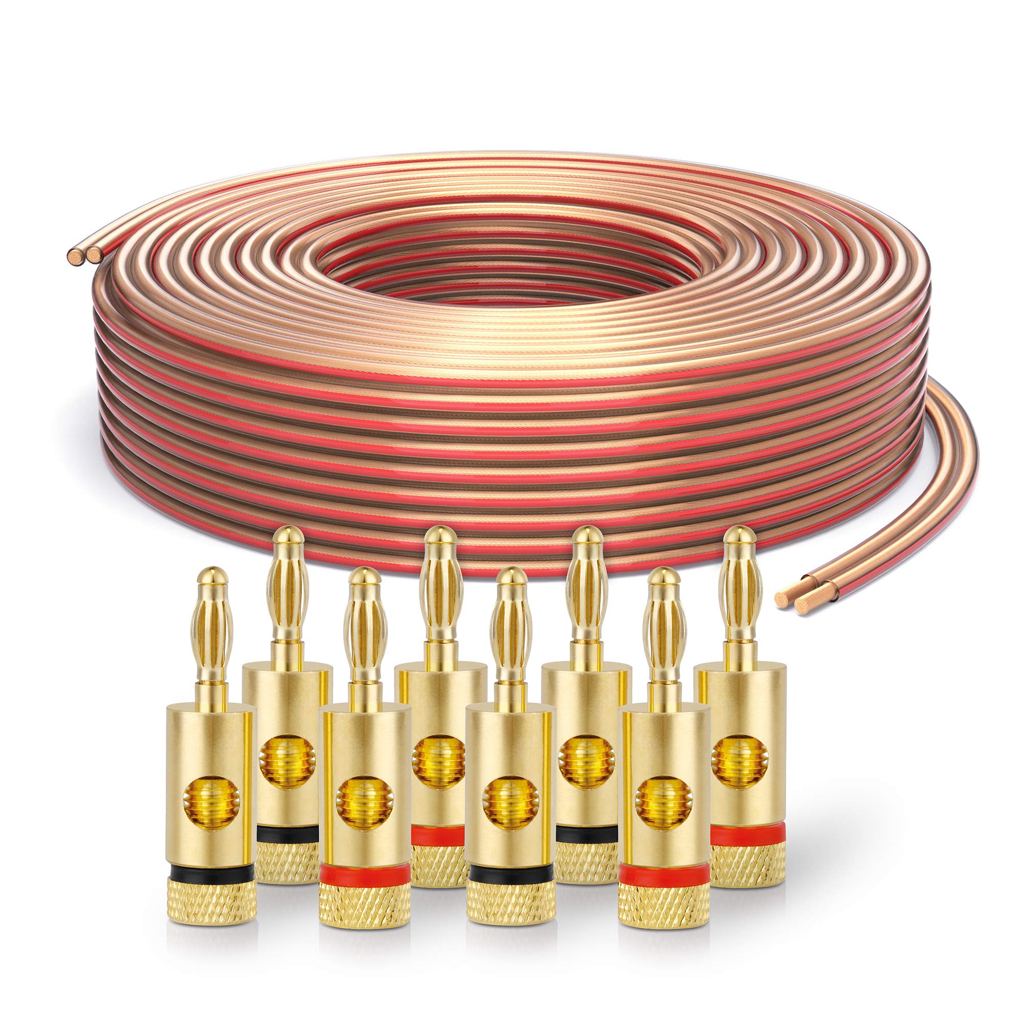PureLink SP062-010 Cable de Altavoz 2x2,5 mm² (99,9% OFC de Cobre Completo, Cable Trenzado de 0,20 mm) Cable de Altavoz de Alta fidelidad, 10 m, Negro — view 16