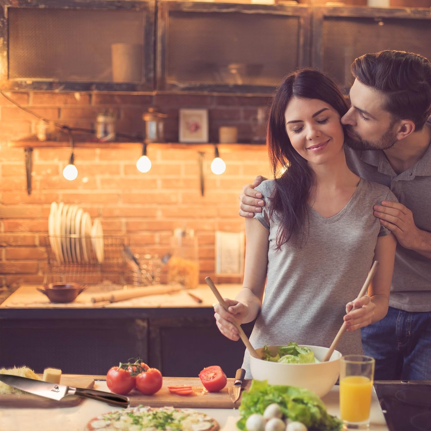 Get Special Price Chef's Knife 8 Inch With Sharpener Plus Cover Sheath| Kitchen Knife Professional Grade Crafted From Stainless Steel | No Slip Grip Balanced Full Tang Pakkawood Handle! 🔥 Flash Sale Chef's Knife 8 Inch With Sharpener Plus Cover Sheath| Kitchen Knife Professional Grade Crafted From Stainless Steel | No Slip Grip Balanced Full Tang Pakkawood Handle!