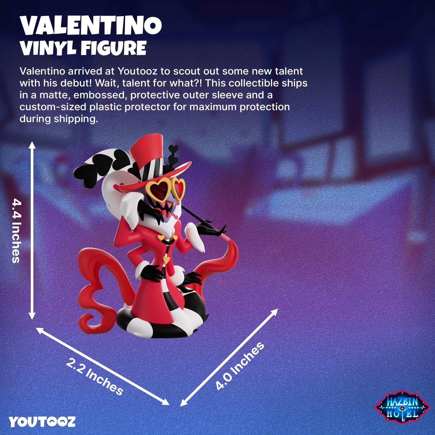 Amazon.co.jp: Youtooz Valentino ビニールフィギュア 4.6インチ、公式