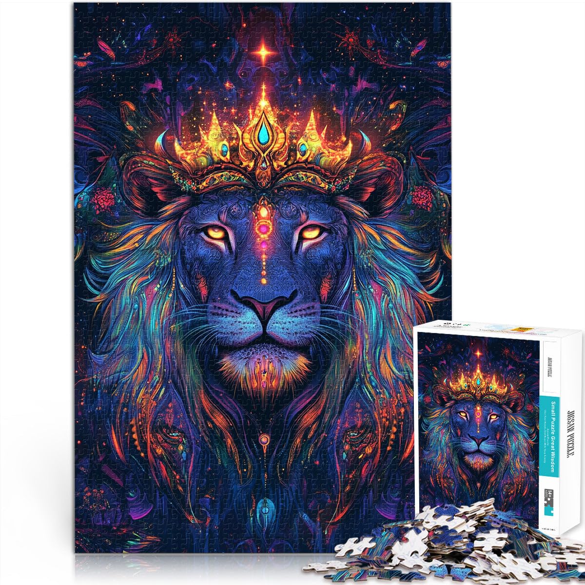 1000 Piece Jigsaw Puzzle for teenagers holy lion For Family Fun 50x75cm is ideal as a gift for the whole family Suitable for and 14