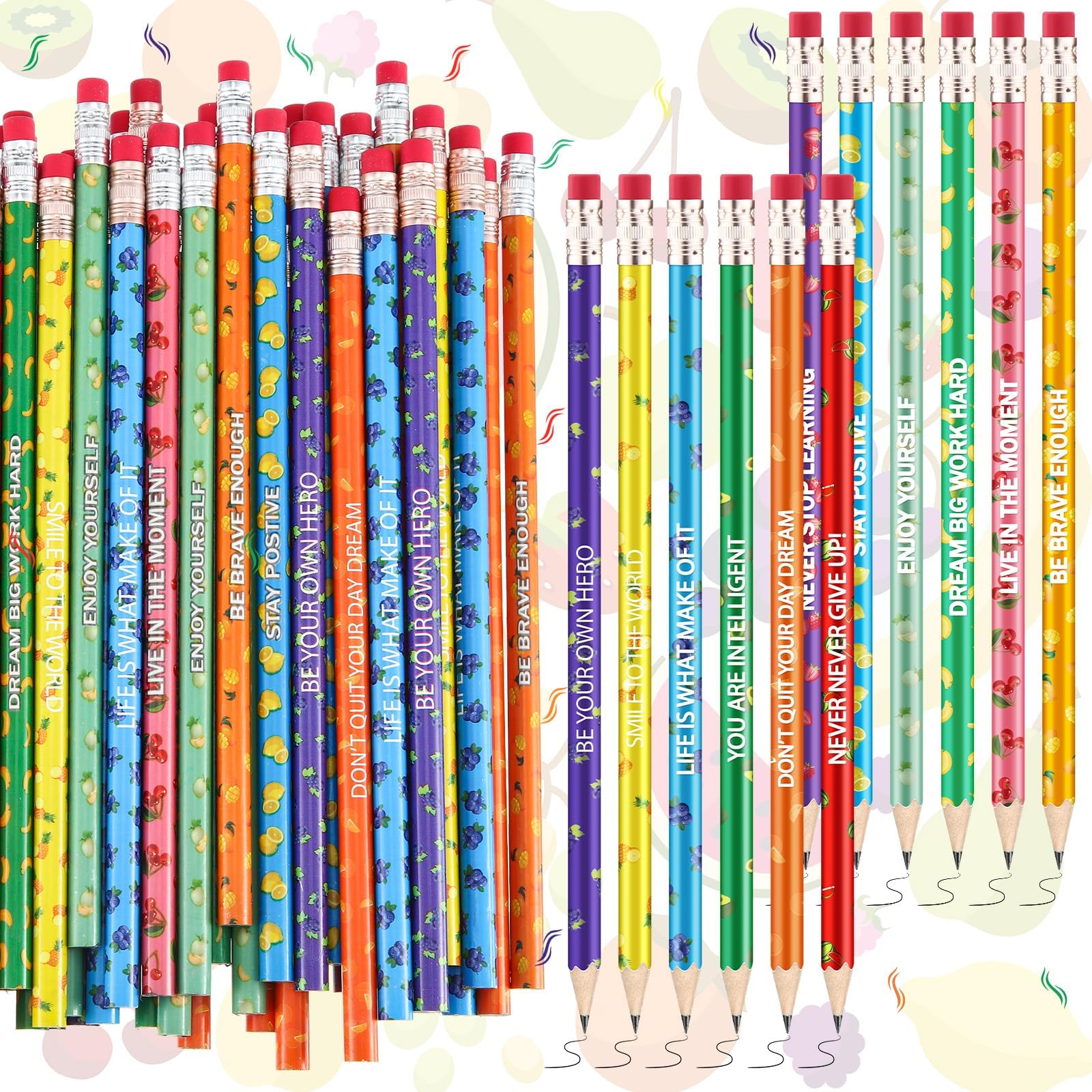 Gersoniel 60 Pcs Scented Pencils Bulk for Kids