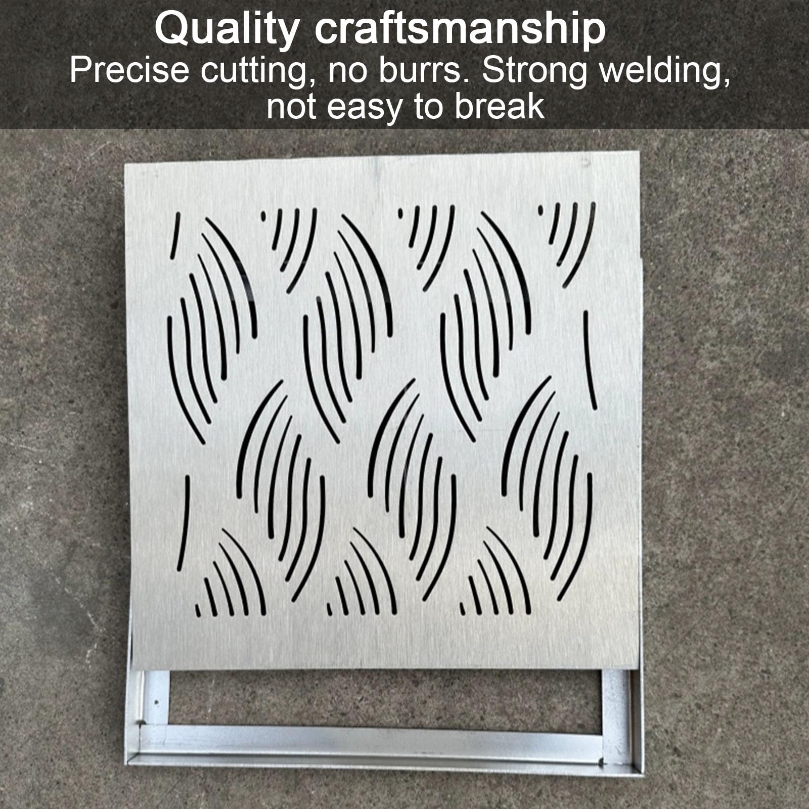 Arqueta 60x60 con Tapa, Rejilla Desague Terraza, Soldadura Fuerte, Adecuada para Patios, Jardines, Calles Peatonales Comerciales(30x30x3cm/12x12x1.2in)