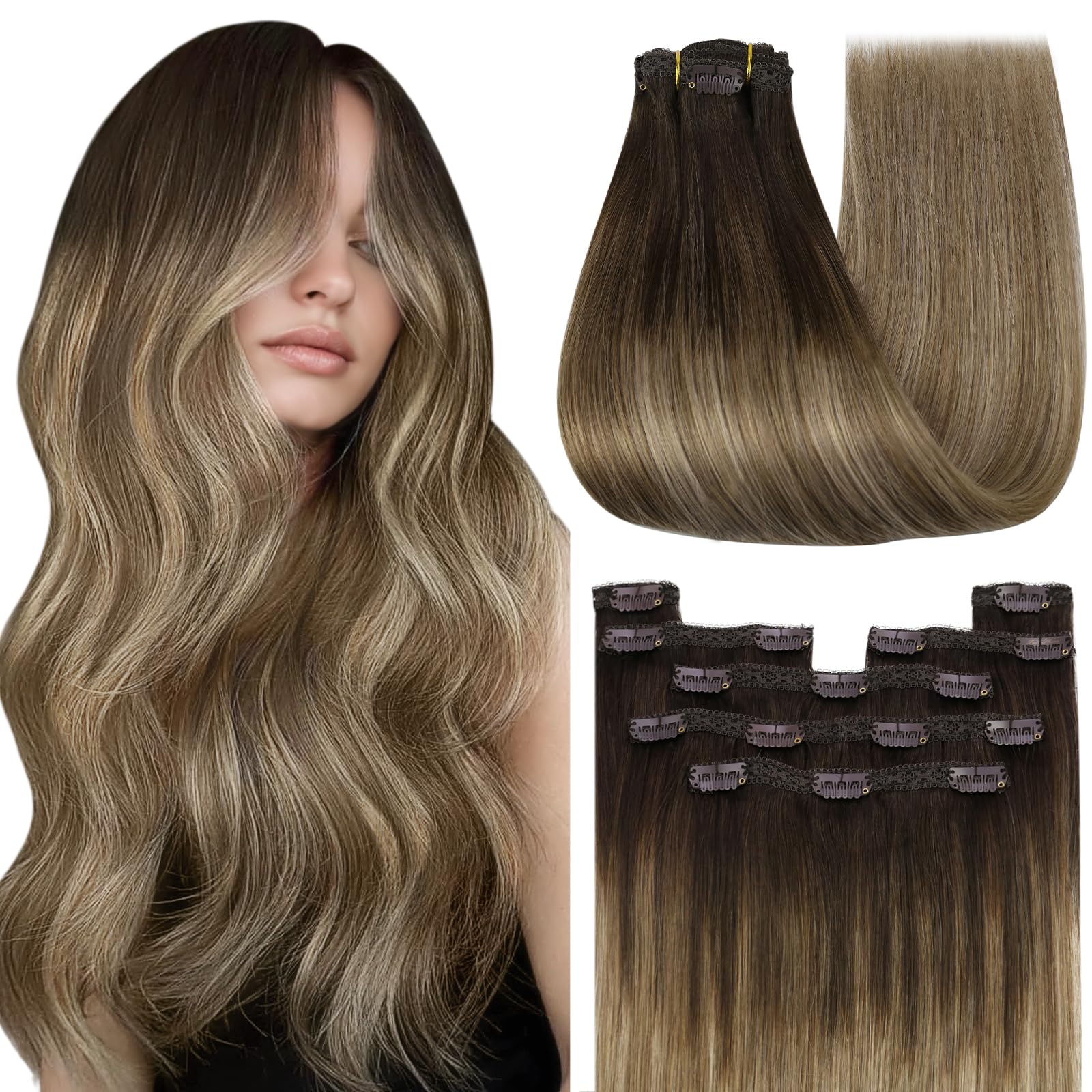 YoungSee Tape Hair Extensions Platinum Blonde 16In Tape in Hair Extensions Real Human Hair for Women 20pcs 50g Easy to Wear Hair Tape-in Extensions Blonde — view 67