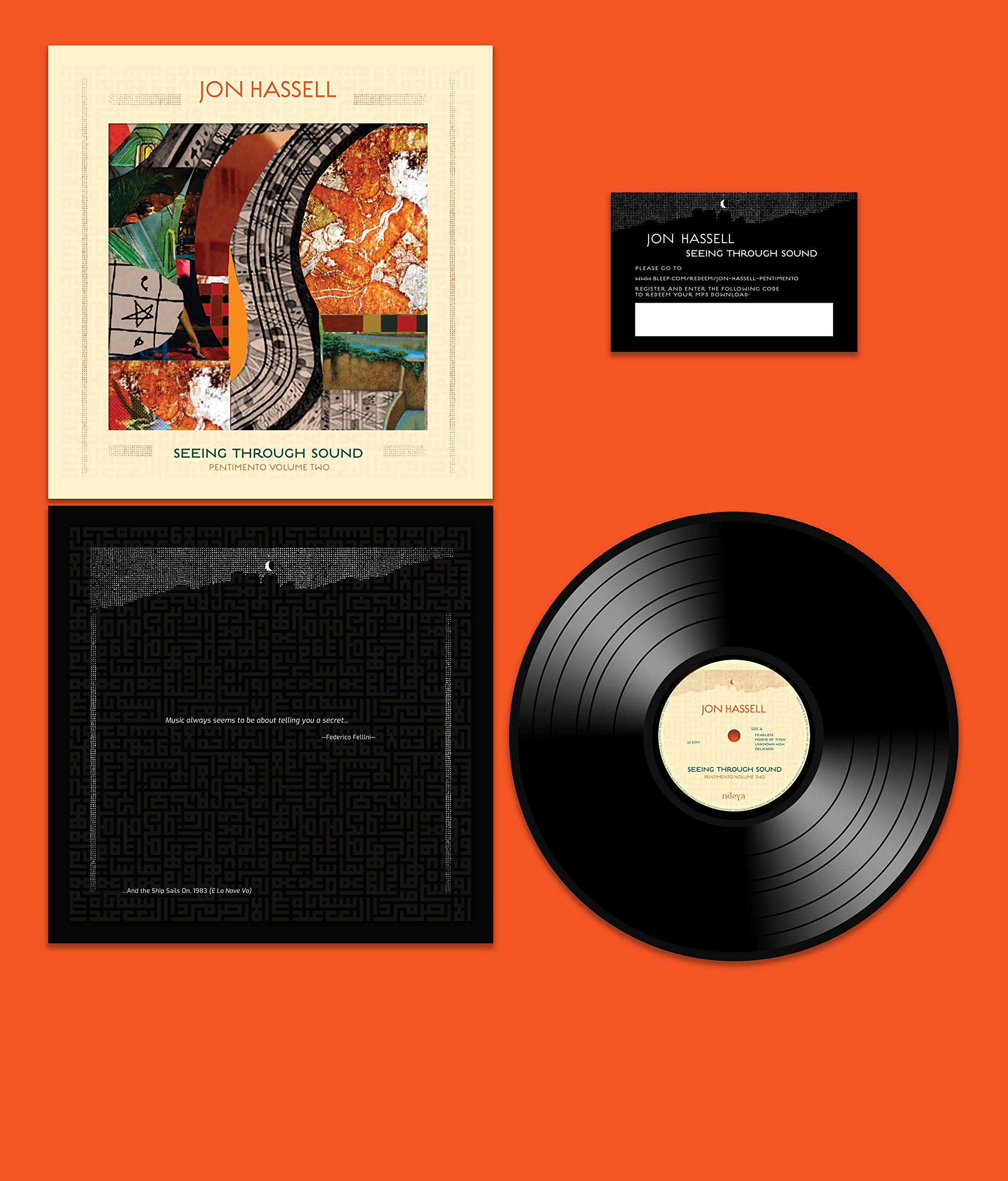 Seeing Through Sound (Pentimento Volume Two) [VINYL]