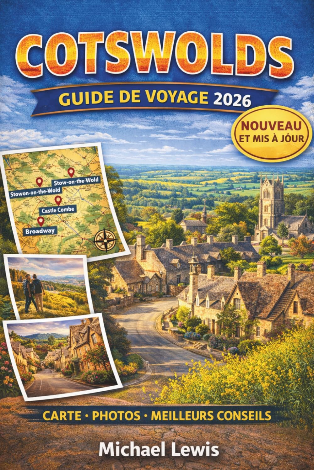 COTSWOLDS GUIDE DE VOYAGE 2026 (COULEURS PLEINES): Villages incontournables, randonnées pittoresques, road trips, cartes, gastronomie locale, hôtels ... inoubliable à la campagne en Angleterre