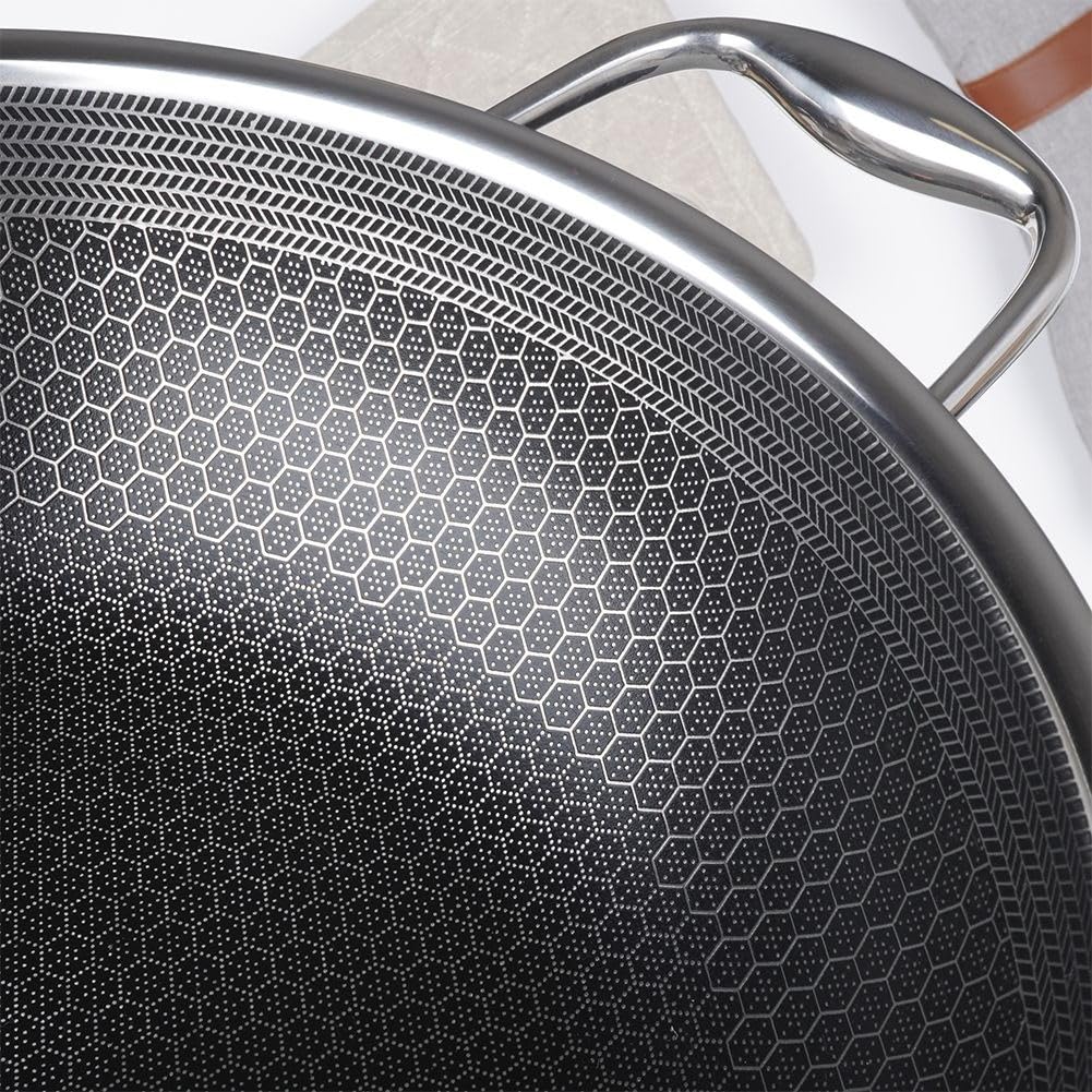 Orion Group Wok Patelnia Patelnia ze stali szlachetnej COOKCELL HYBRYD 28 cm