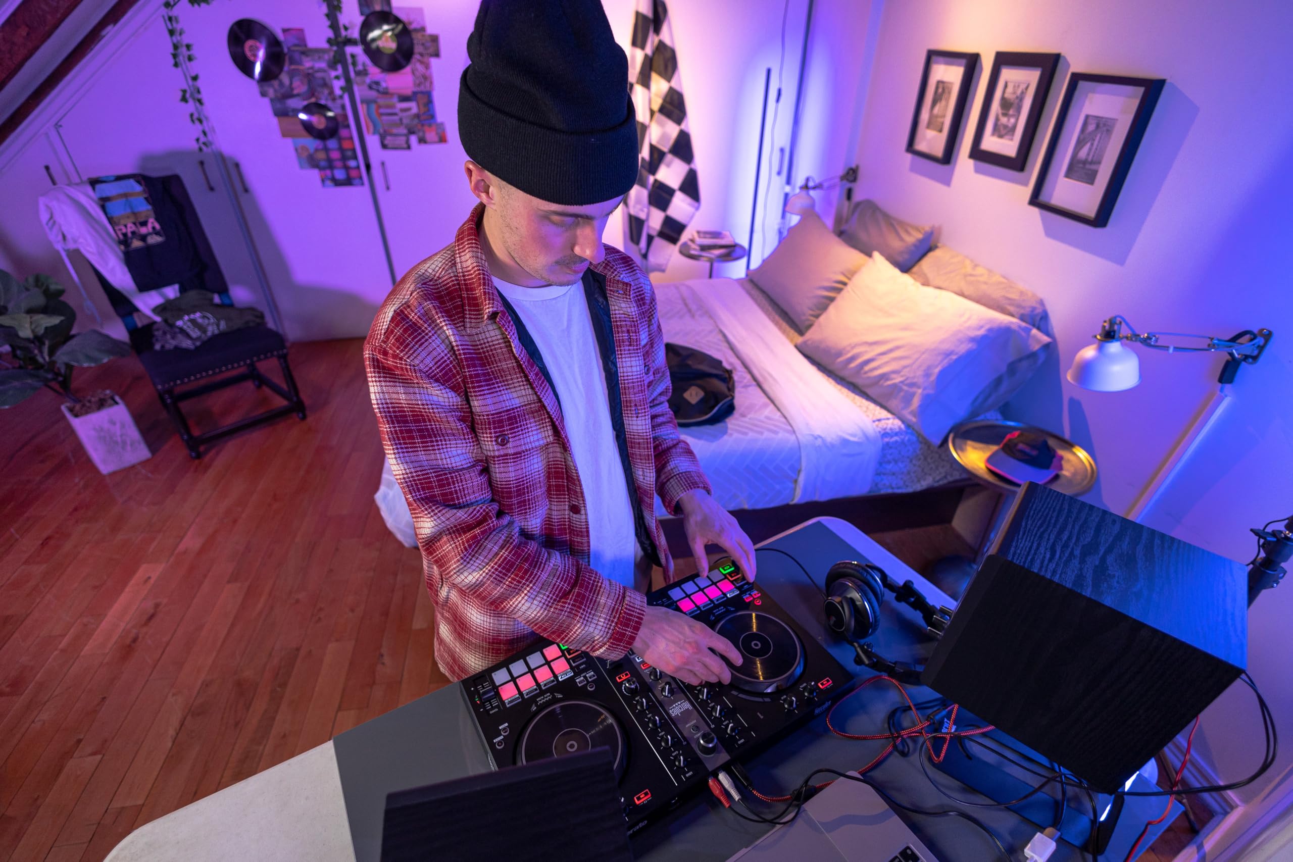 Hercules DJ Essentials Kit – Kit tout-en-un pour apprendre à mixer – Logiciels et tutoriels inclus