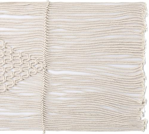 Vista 27 de REDEARTH Manteles individuales tejidos a mano, exquisitos hechos a mano, bohemios, decorativos para mesa de comedor, mesa de café, consola