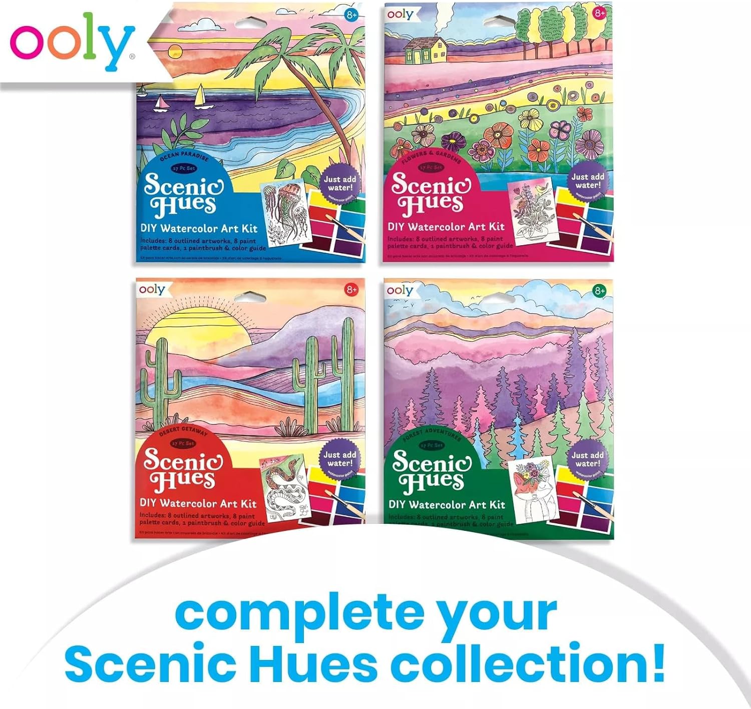 DIY Forest Watercolor Art Kit by OOLY