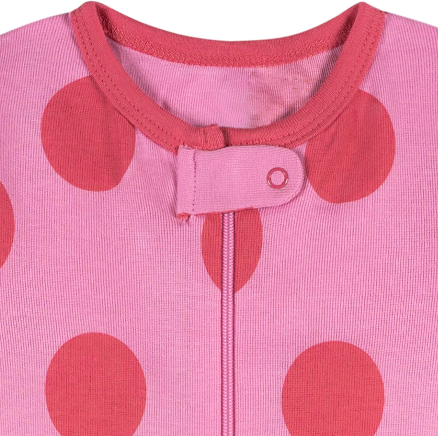 Onesies Brand Baby Girls’ 3-pack Snug Fit One-piece Cotton Pajamas - Image 4