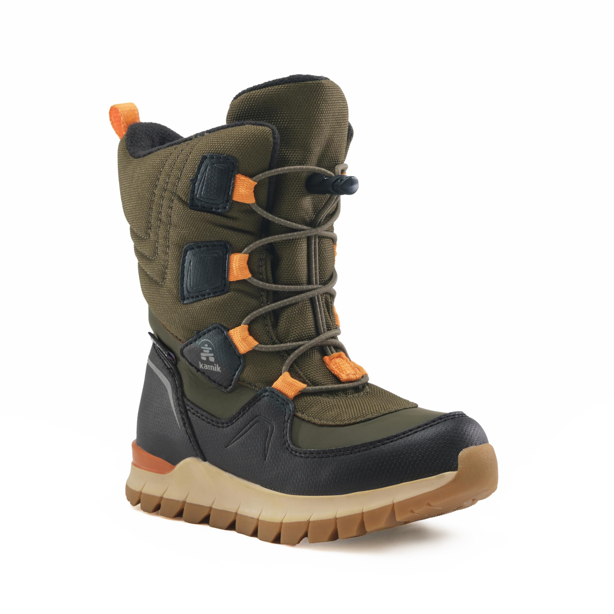 Kamik Bouncer2 Boys' Winter Boots, Olive Nf8513 Oli, 4 UK