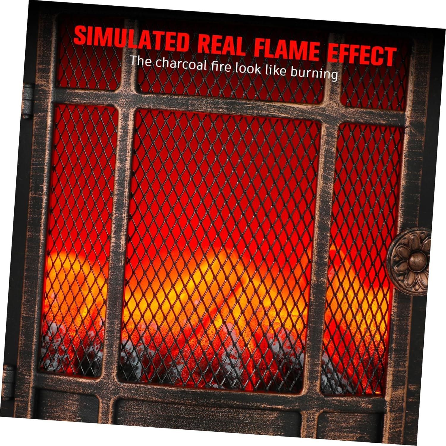 Fireplace Adornment Decorative Lamp with Creative Design Cozy Night Light for Living Decoration Ornament Battery Operated for Indoor Use