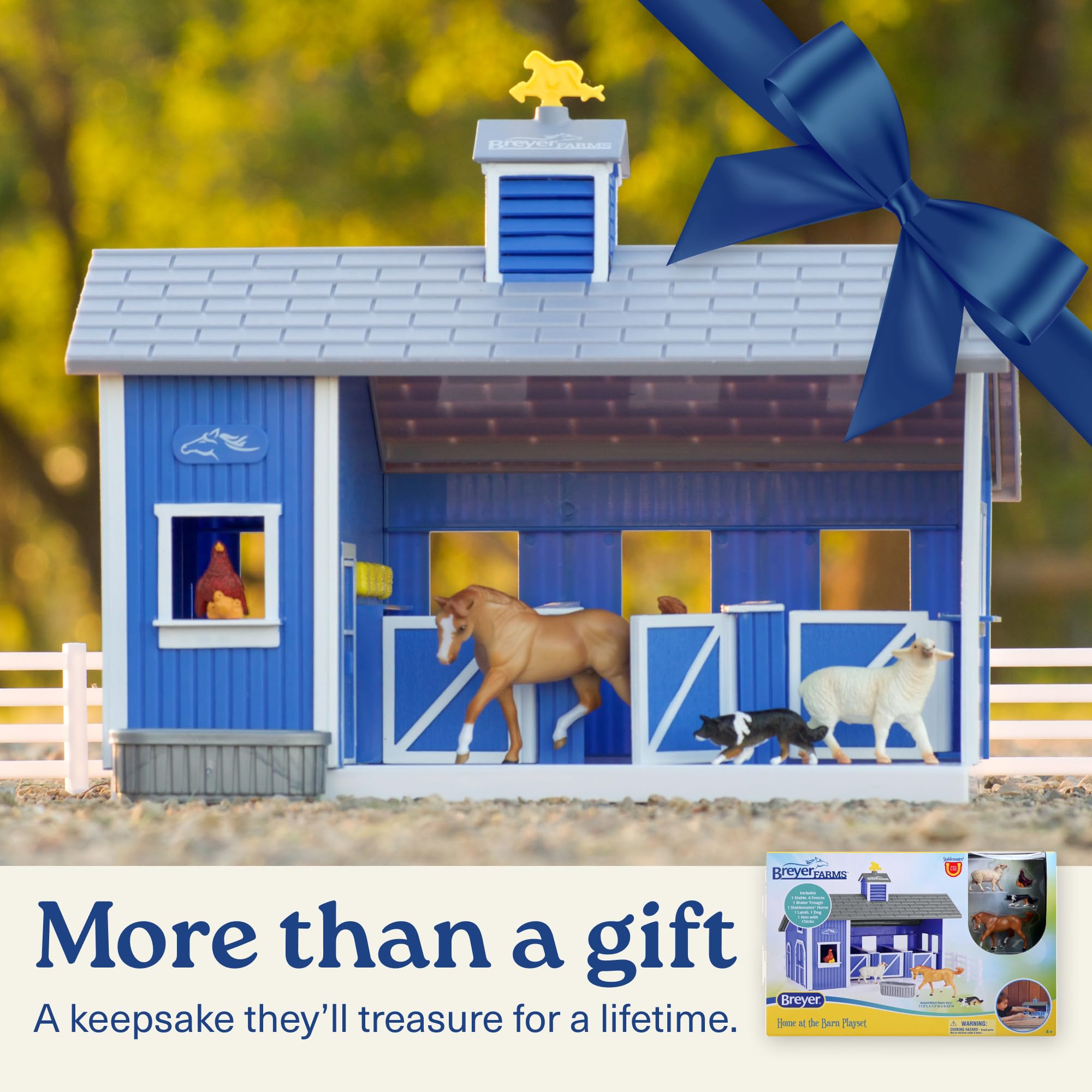 Breyer Horses Farms Deluxe Arena Stable | Ensemble de Jeu 24 pièces | 2