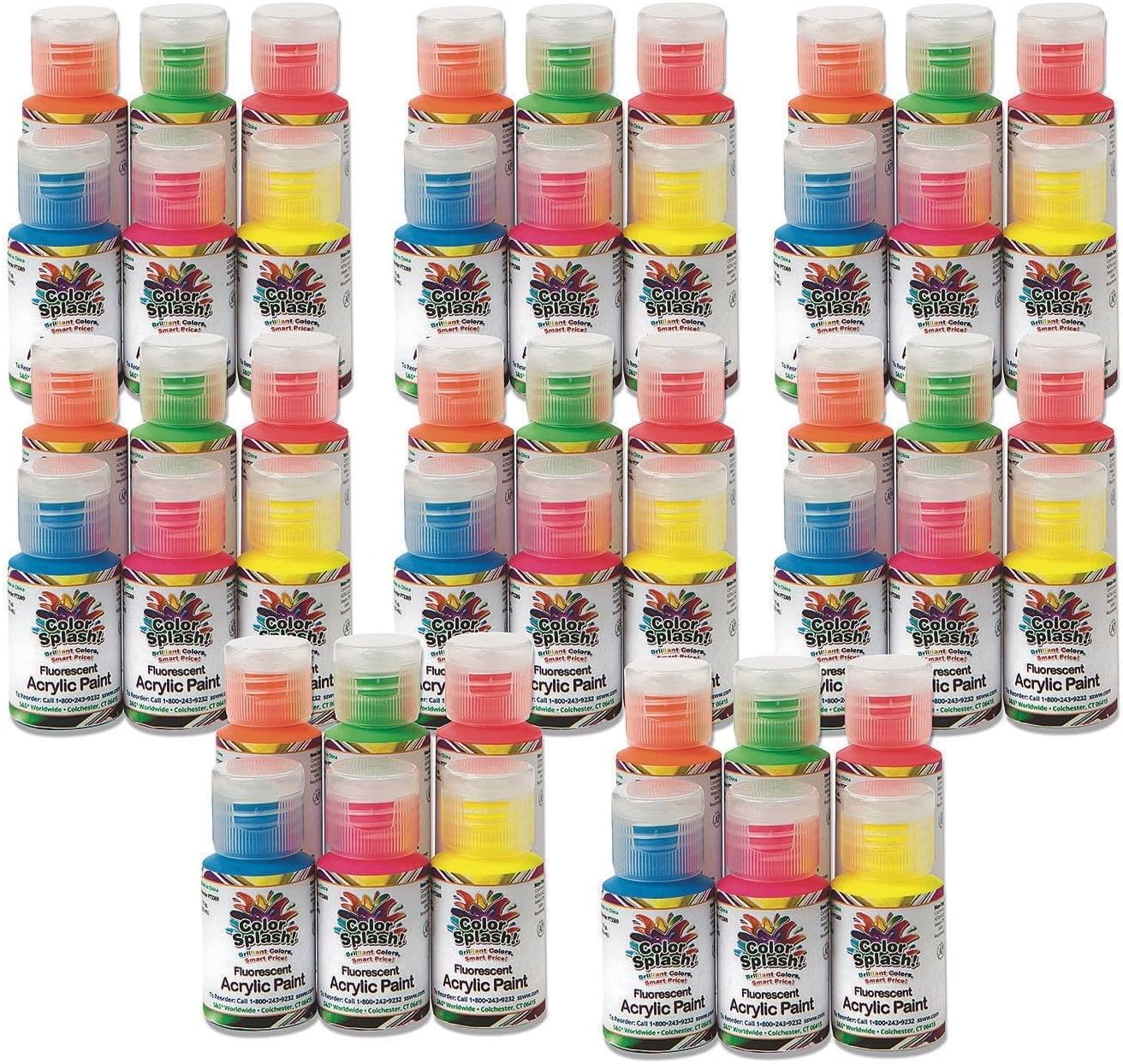 2-oz. Color Splash! Acrylic Paint Assortment (Set of 12)