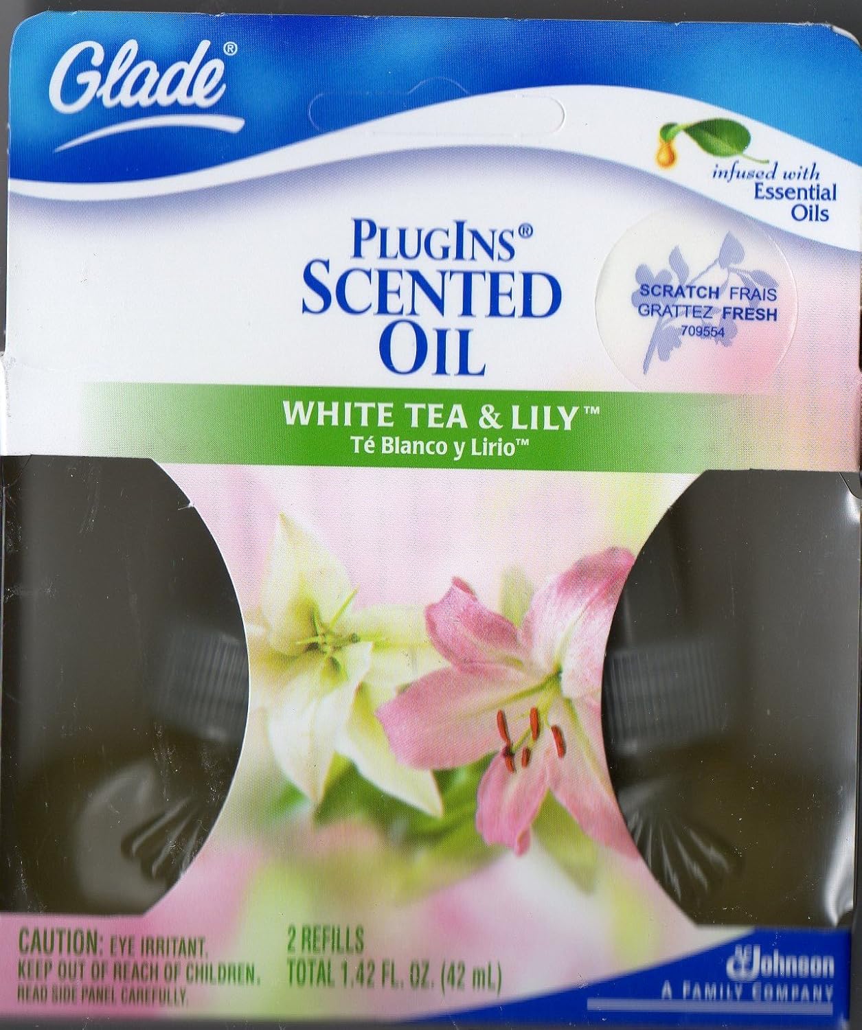 Glade Plugin Scented Oil Refill White Tea & Lily,.71 oz