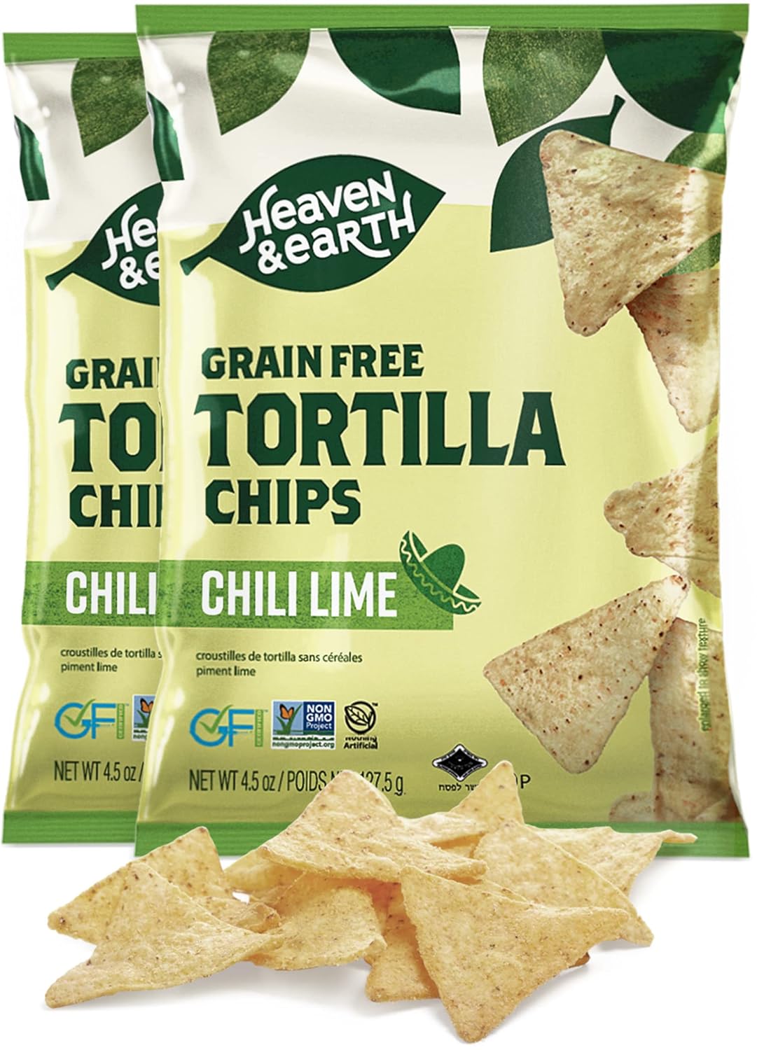Heaven & Earth Chili Lime Tortilla Chips, Grain Free