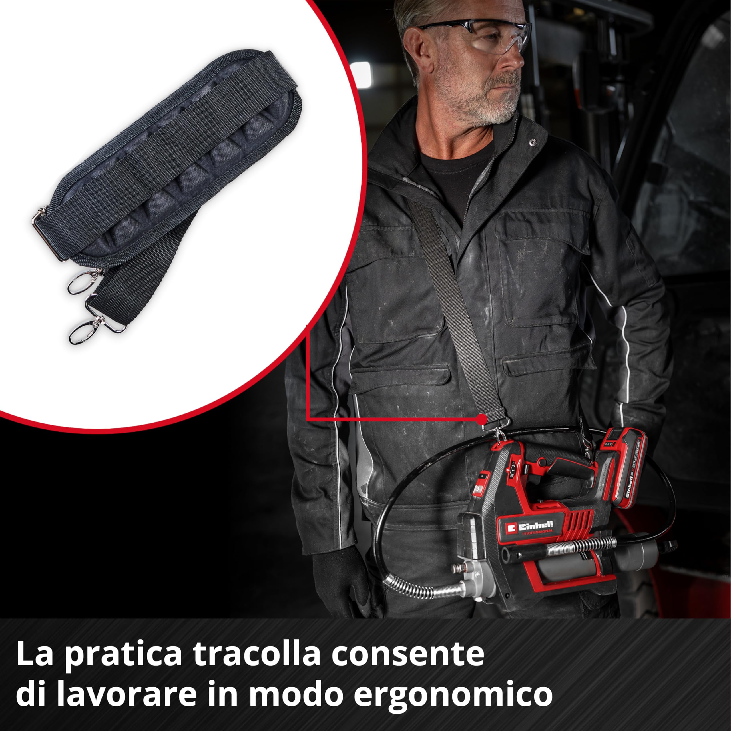Einhell Professional TP-GR 18/690 Li Ingrassatore a batteria 18 V 690 bar