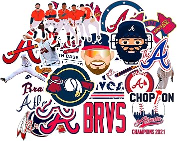 25 PCS of American Baseball Stickers for Water Bottle, Laptop, Bicycle, Computer, Motorcycle, Travel Case, Car Decal Decoration Sticker