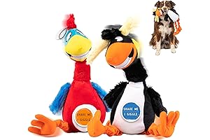 Pet Craft Supply Giggling Parrot and Puffin for Large Breed and Small...