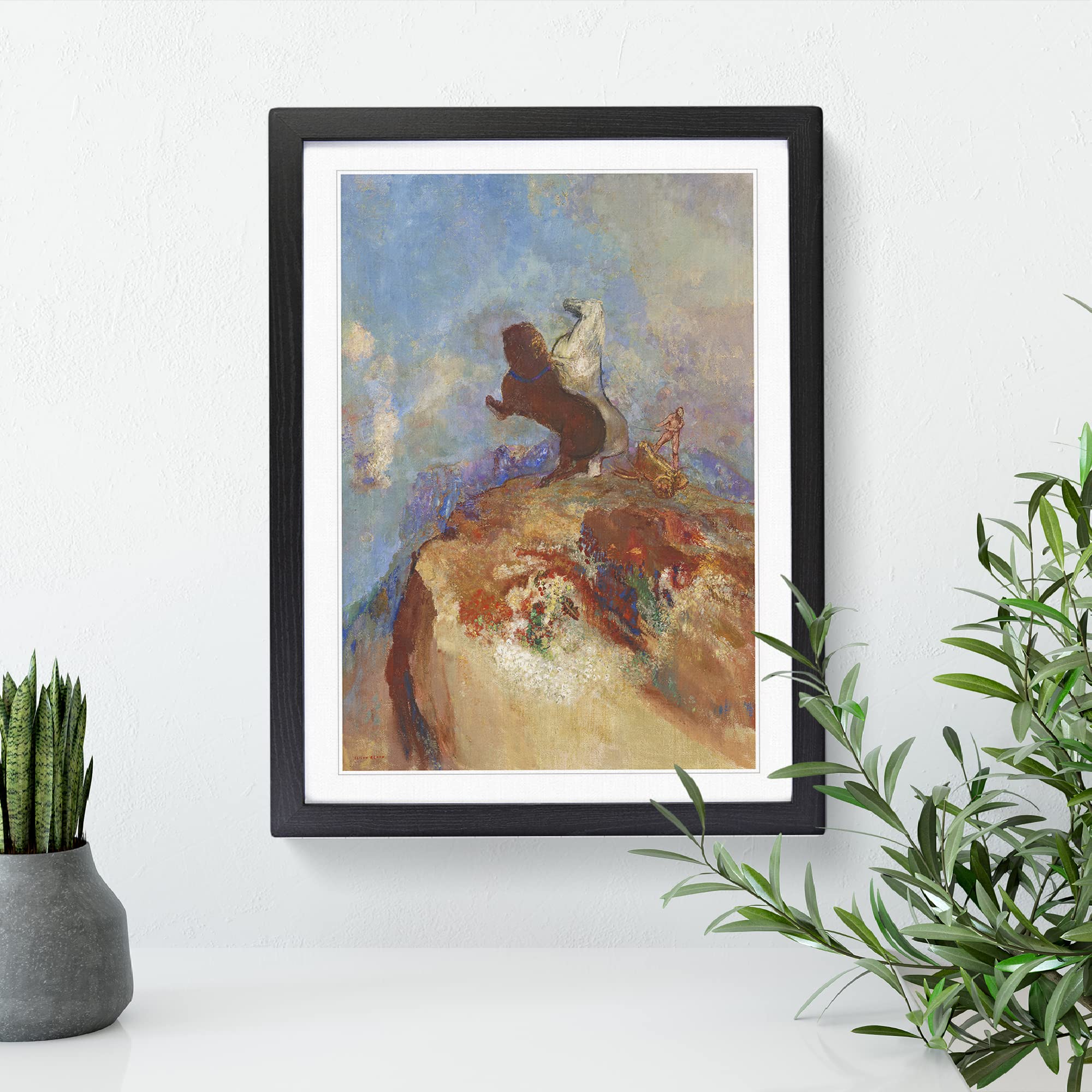 Apollo By Odilon Redon Classic Painting Framed Wall Art Print - Image 2
