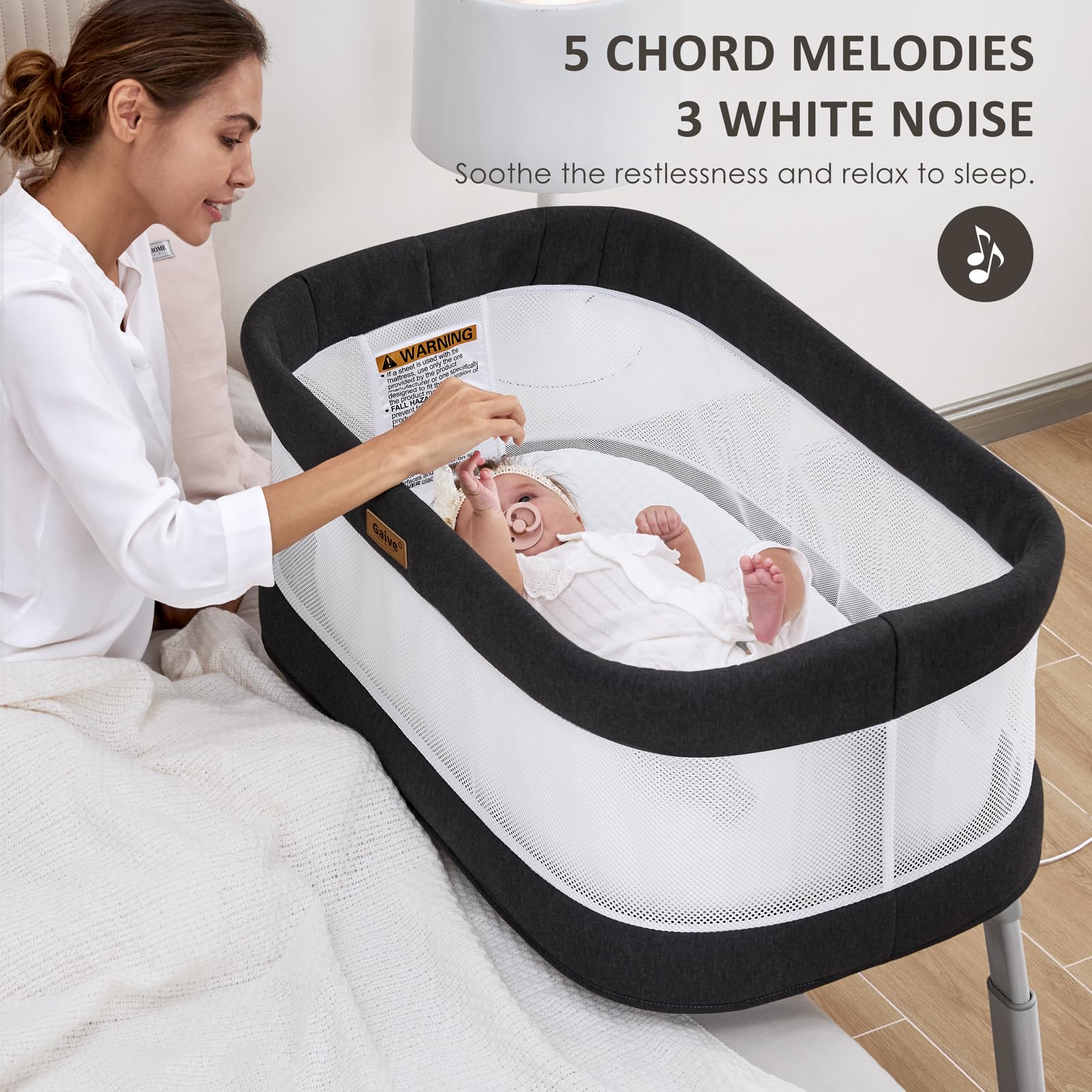 Bedside Crib In Baby Bassinets Bedside Sleeper, Baby Bed Sleeper,  Portable Crib And Bed