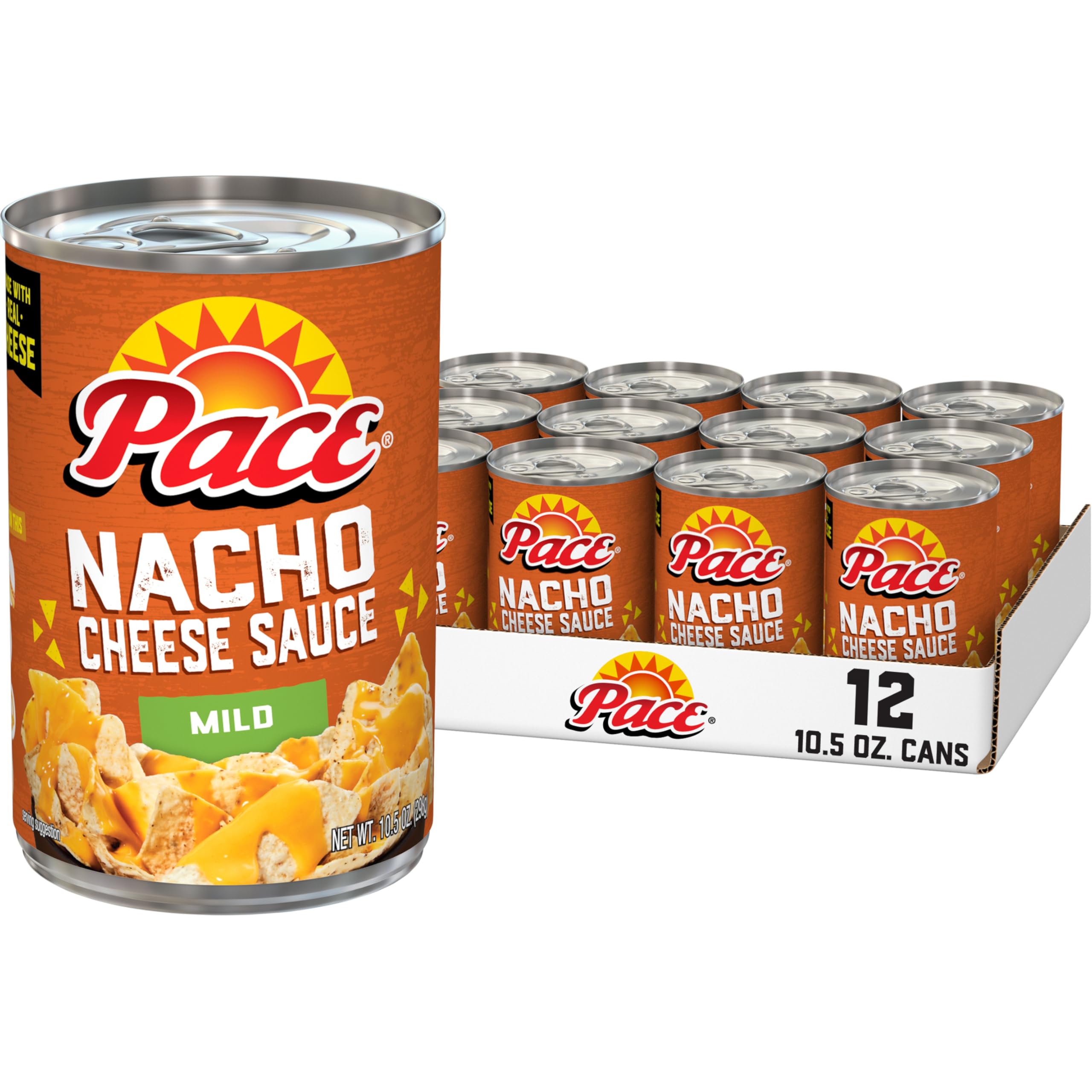 Amazon.com : Pace Mild Nacho Cheese Sauce, 10.5 oz (12 Count