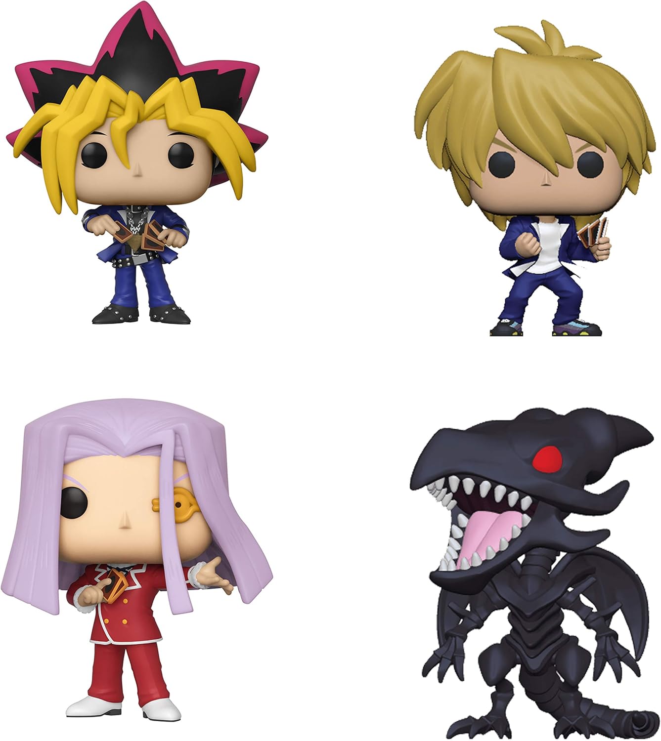 Funko Animation: POP! Yu-Gi-Oh Collectors Set - Yugi Mutou, Joey Wheeler, Maximillion Pegasus, Red-Eyes Black Dragon