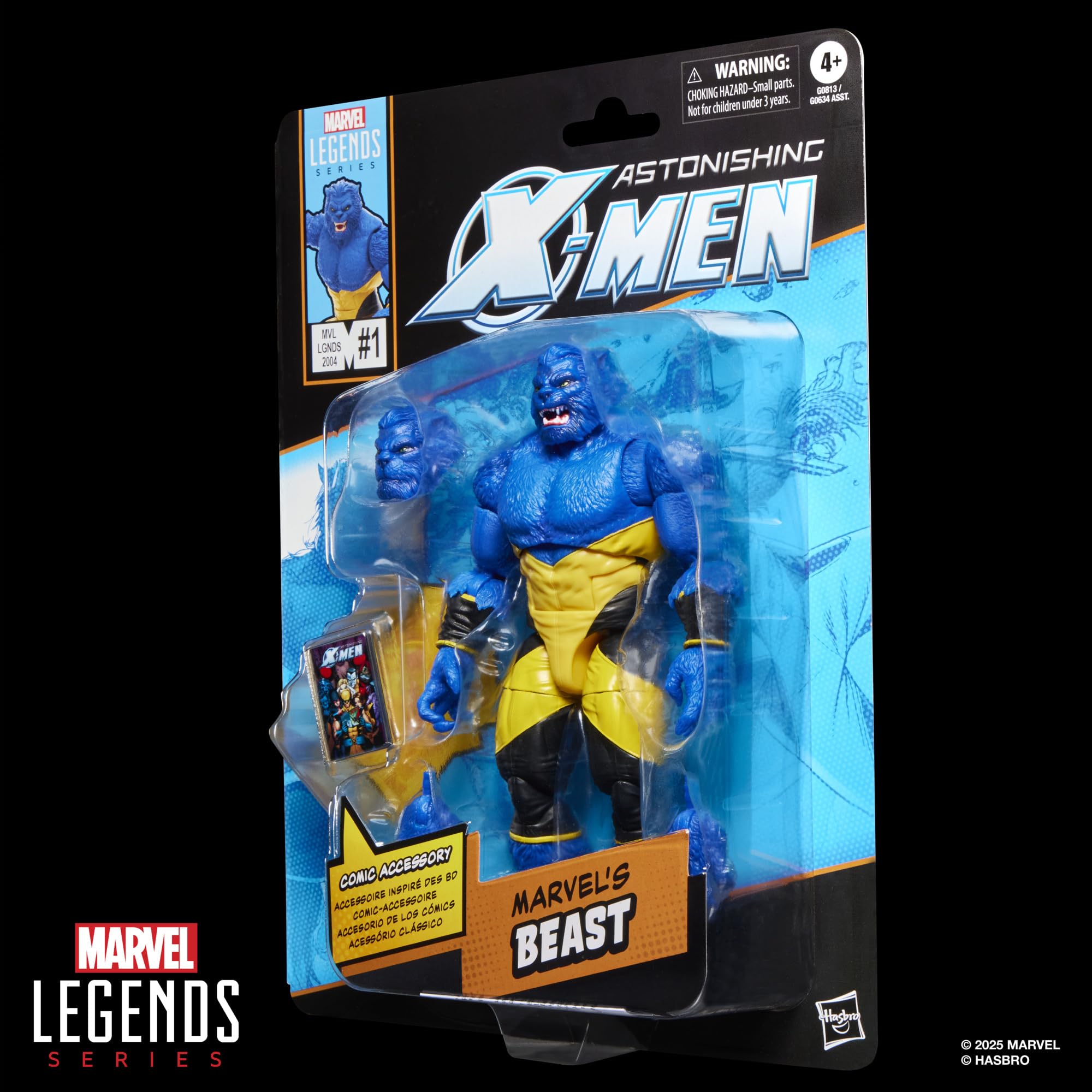 Figurka Bestii Marvela z serii Marvel Legends | Marvel Legends Comics Inspired 6-calowa figurka fala 2 - bestia