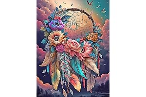 Sparkling Dreamcatcher: Diamond Art Therapy for Rejuvenation