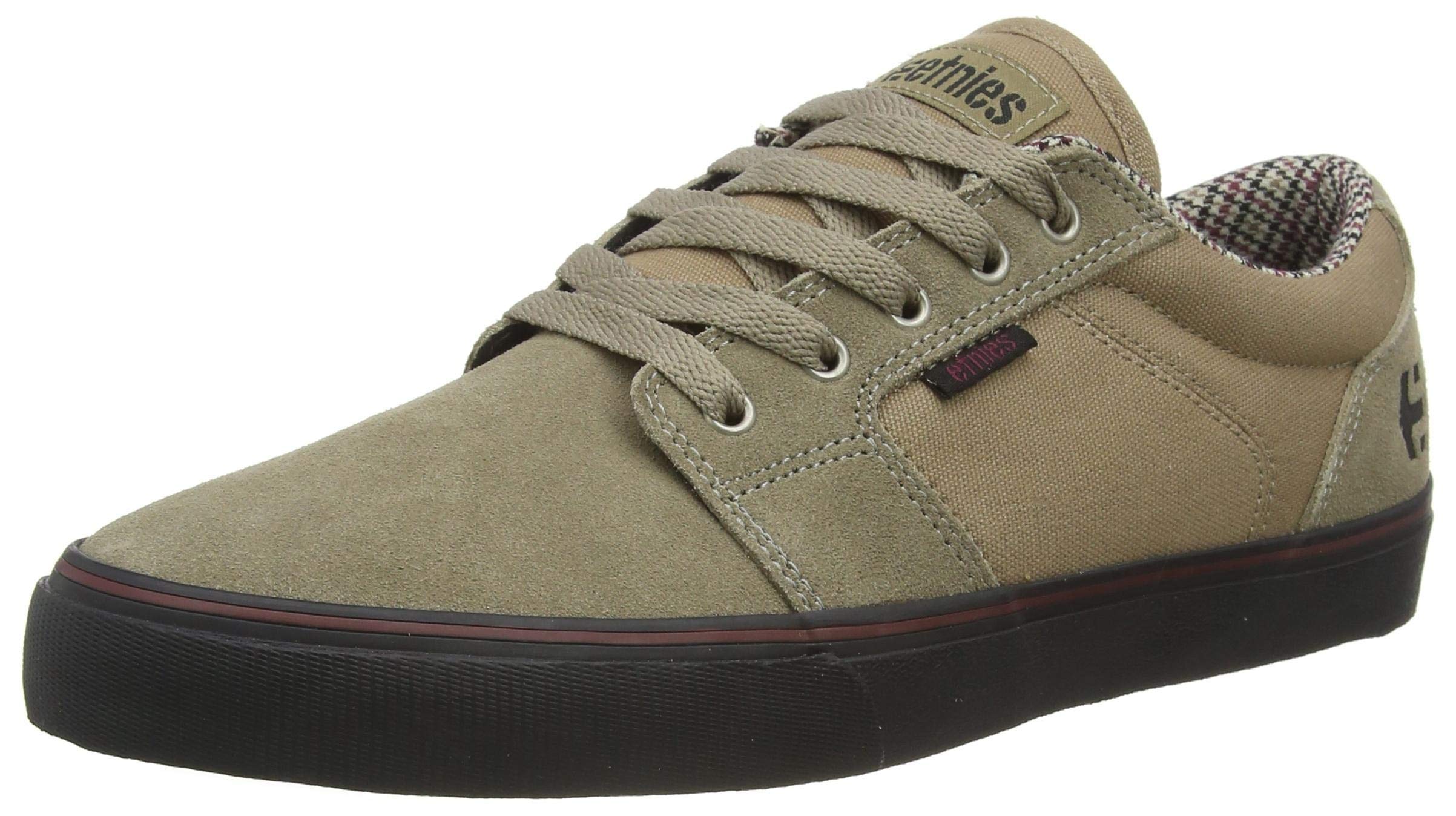Etnies Barge LS – Classic Skate Look, Slim Vulcanized Silhoutte, Hefty Armored Collar, Reinforced Vulc
