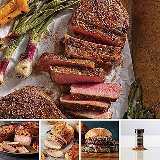 Omaha Steaks Paquete The Mighty Grill (tiras deshuesadas de Nueva York, chuletas de cerdo deshuesadas, pechugas de pollo d...