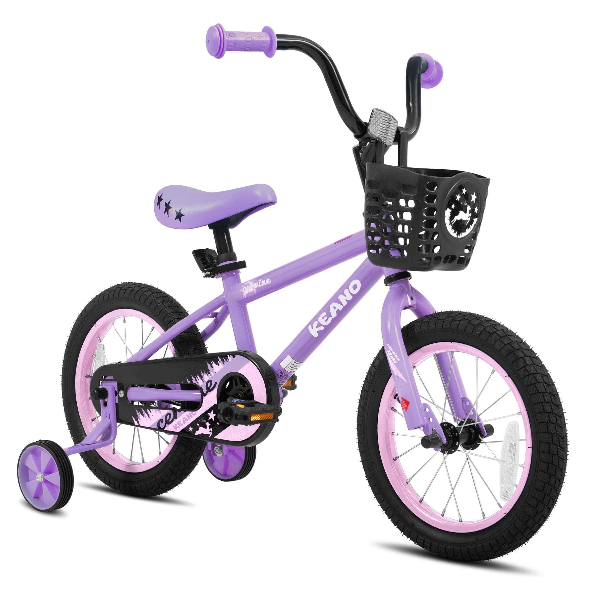 KEANO Cervine 14 16 20" Kids Bike for Boys Girls Ages 3-10 Years