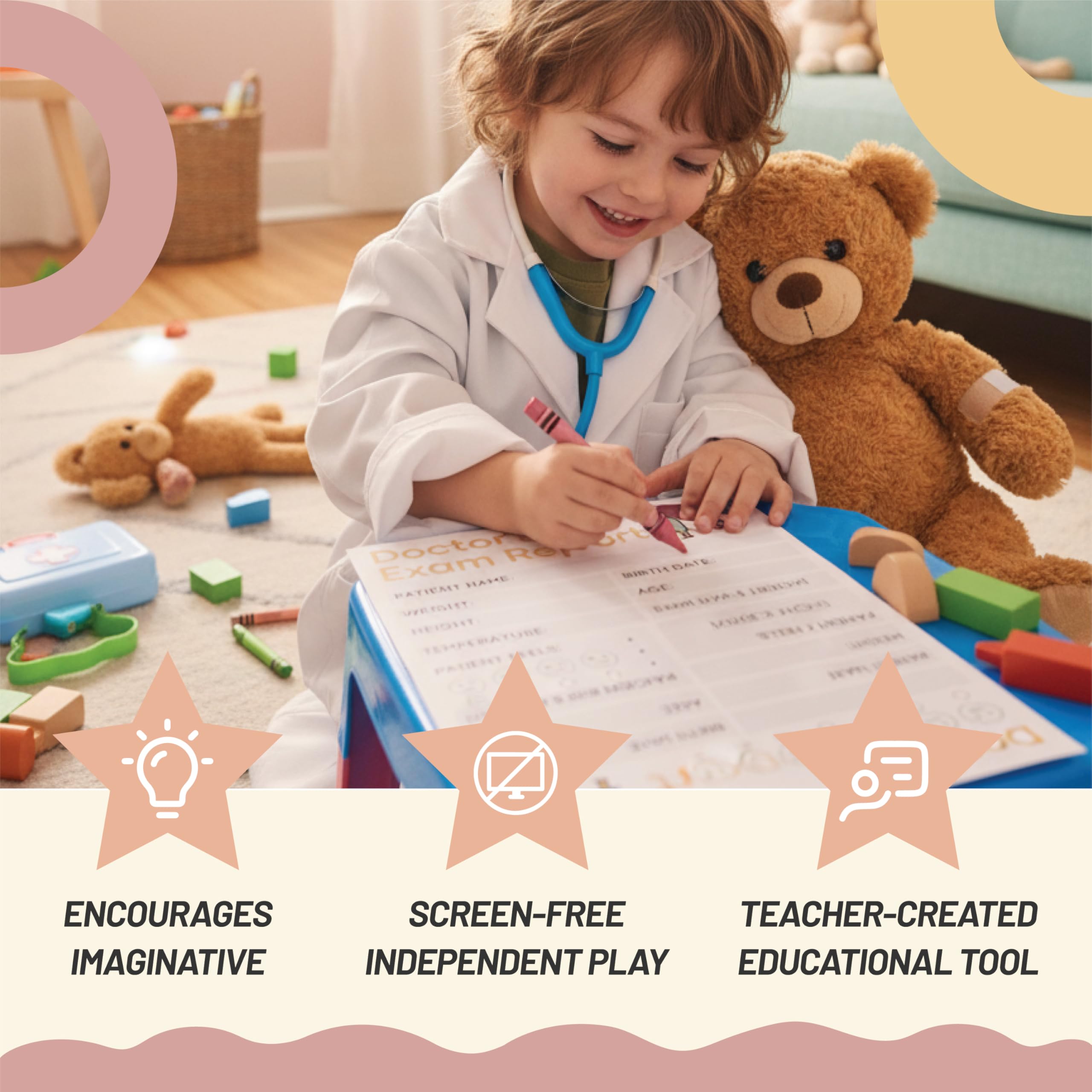 Blocchi per appunti per bambini - Confezione da 6 blocchetti da 12,7 x 17,8 cm, 50 pagine, attività di viaggio per bambini, blocchi per giochi per bambini nella vita reale, includono attività di