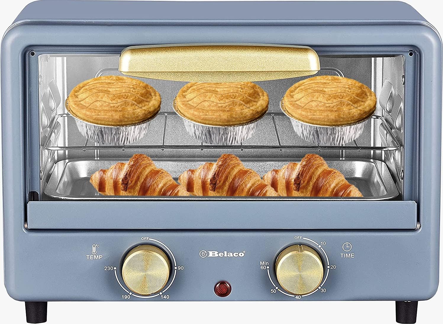 belaco mini 9l toaster oven