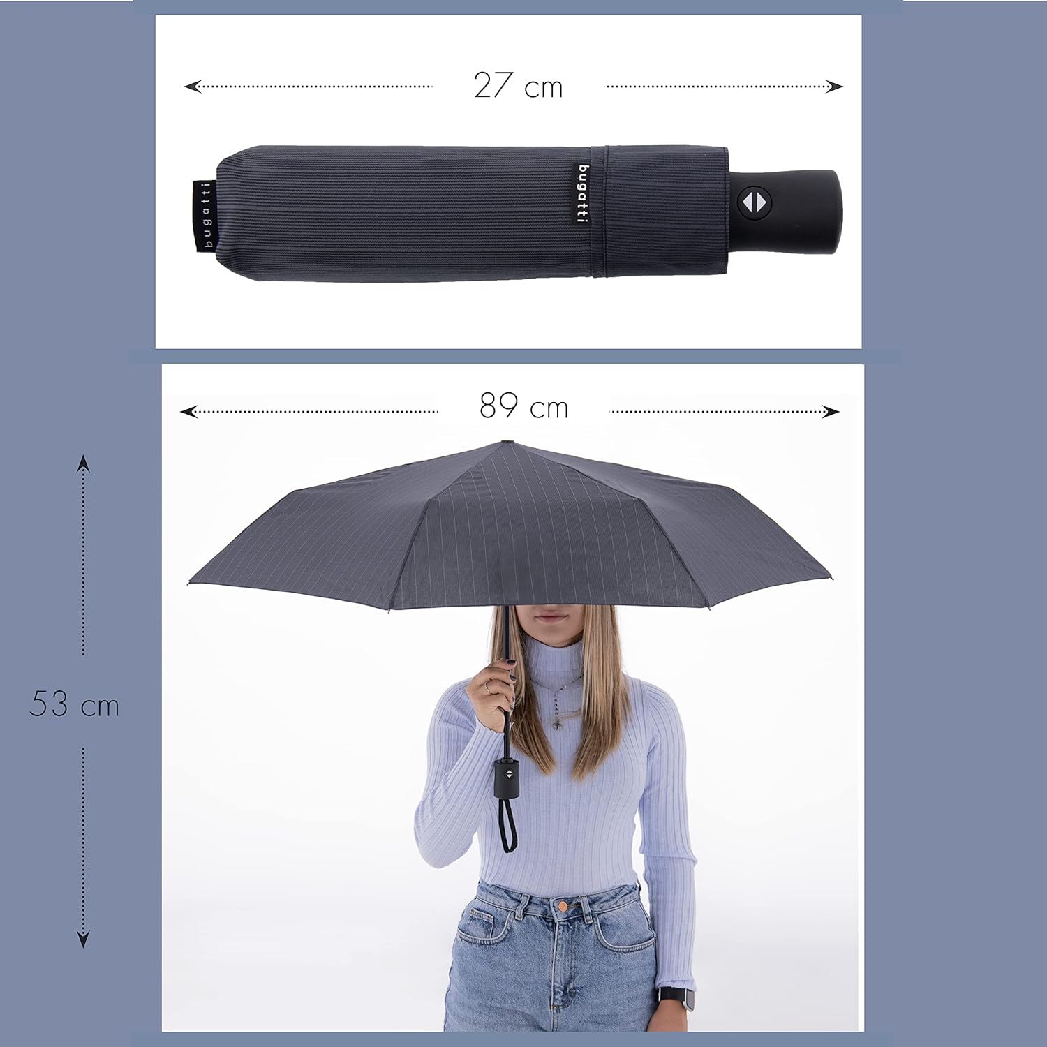 BUGATTI Buddy Duo Taschenschirm 27 cm