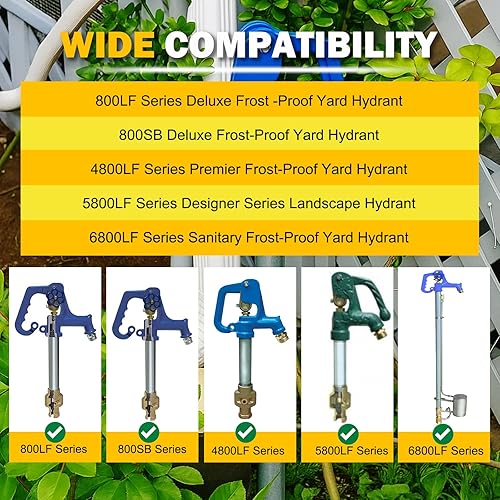 Miniatura 2 de Premium 850 Sb Kit de reparación de hidrante de agua para patio 9401324 y 8842 émbolo para Simmons 800LF 800SB 4800LF 5800LF 6800LF Kit de