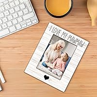 Vista 6 de Mawmaw Gifts Marco de Fotos 5x7, Marco de Fotos de Mawmaws, Regalos de Navidad Día de las Madres Cumpleaños para Mawmaws de los Nietos, Amo a Mi