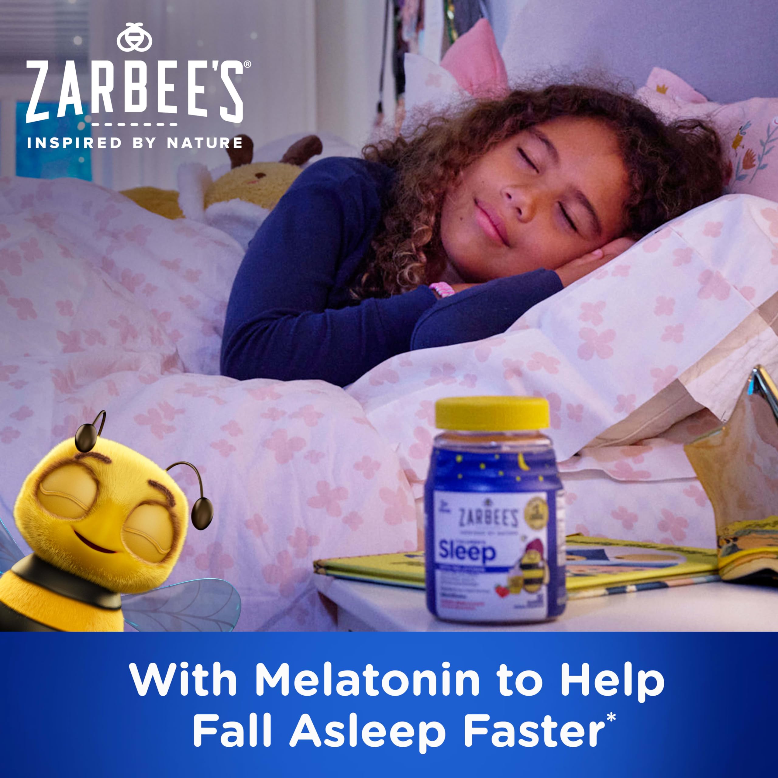 Zarbee's Kids Melatonin Sleep Gummies, 1mg Melatonin, 90 ct — Amazon image 5