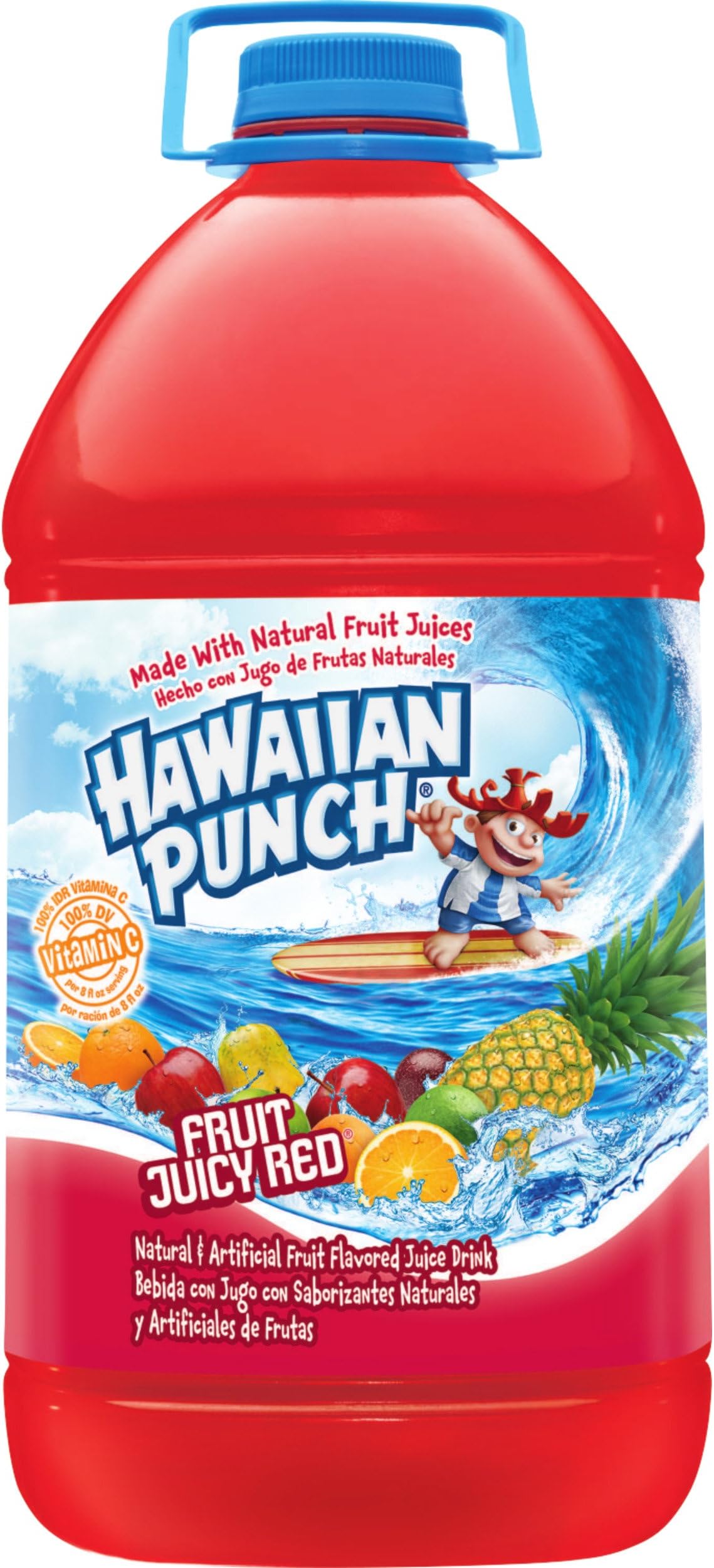 Fruit Juicy Red Fruit Juice Drink, 1 Gal Bottle, Caffeine-free, Carbonation-free, Gluten-free, Excellent Source Of Vitamin C, Less Than 100 Calories