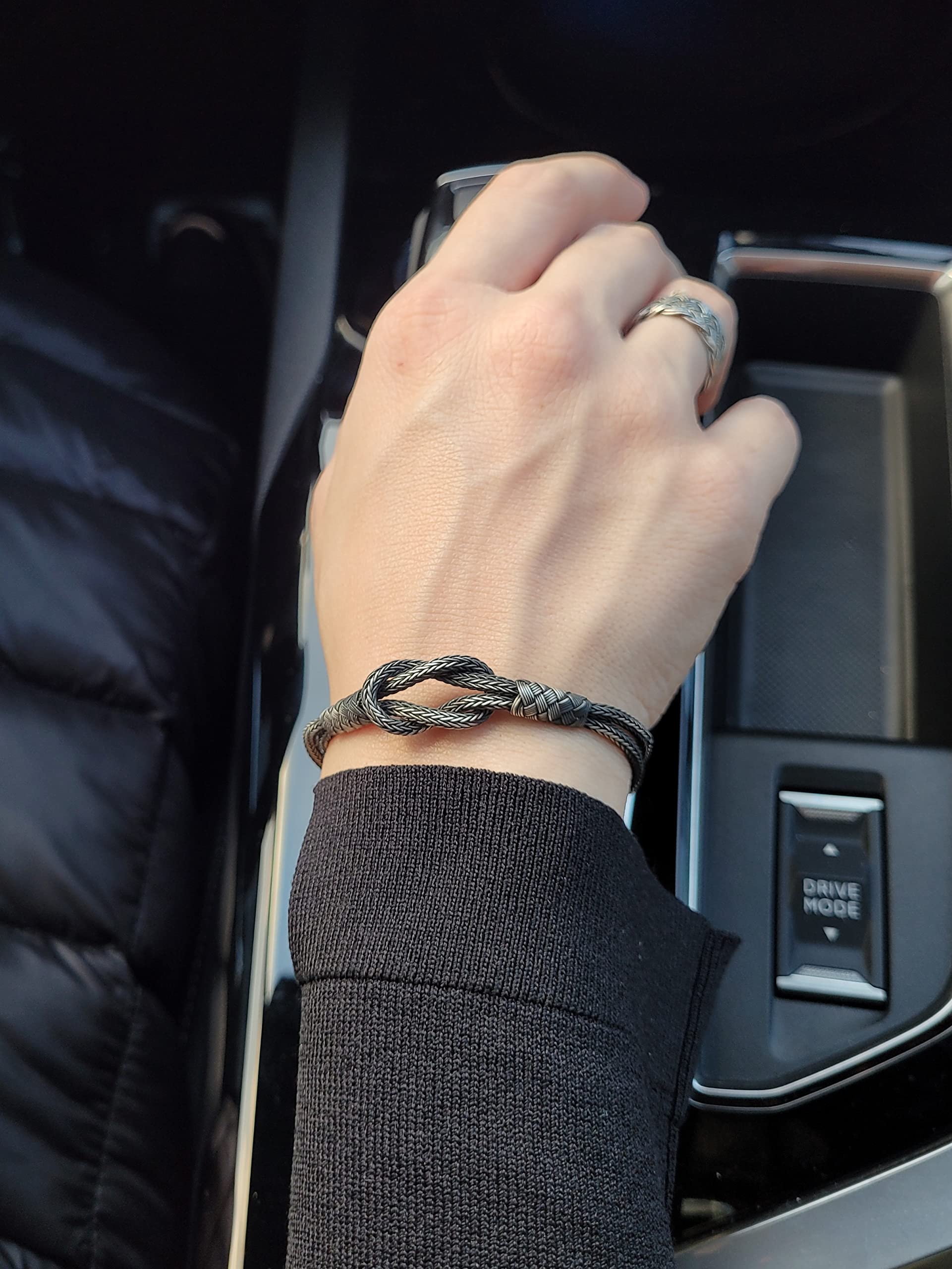Pärchen Armbänder, Silber Passende Armbänder für Paare, Sterling Silber Armband, Sterling Silber Wikinger Armband,