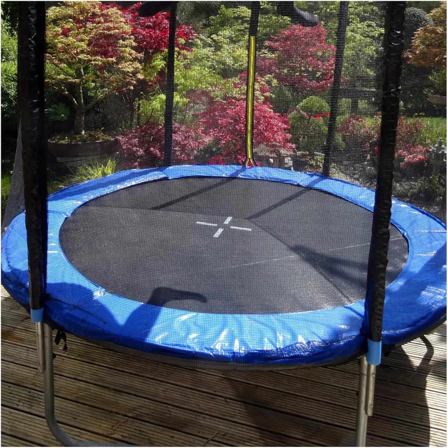 Trampoline Pad 2pcs Trampoline Pad Replacement Round Edge Cover Waterproof Spring Protection Safety