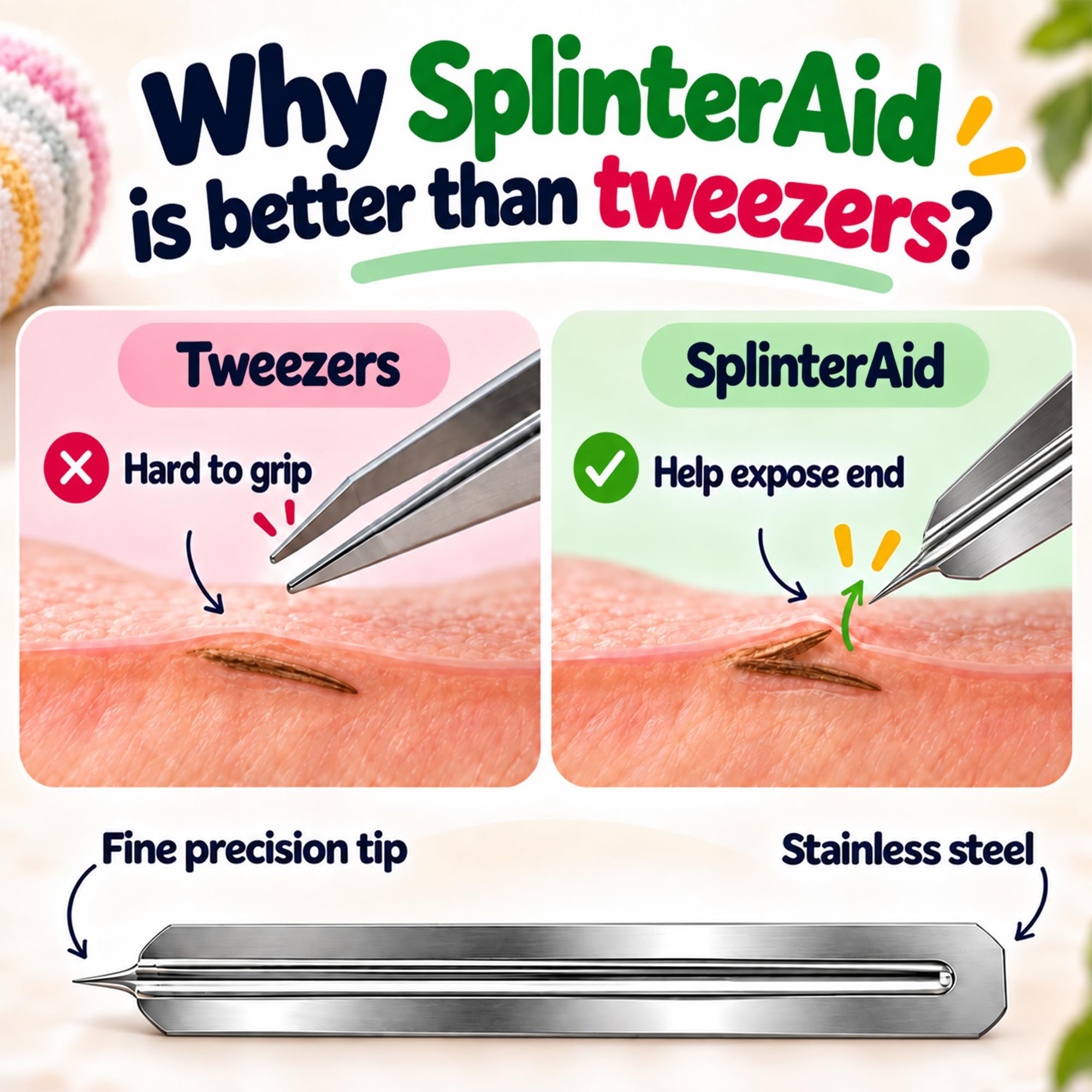 SplinterAid Kids Splinter Removal Kit, 30 Pack Gentle Kid Splinter Remover — Amazon image 3