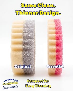 Scrub Daddy Scrub Mommy Essentials Cleaning Sponges, Pack of 4