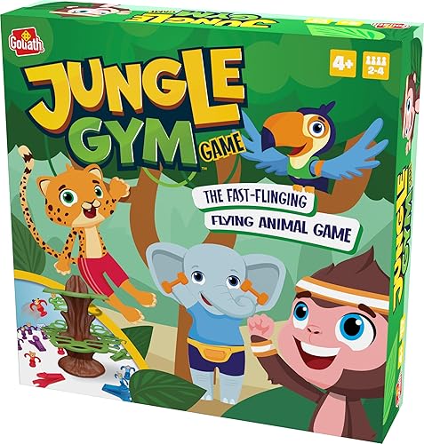 Miniatura 6 de Goliath Jungle Gym Game - Juego de animales voladores de rápido lanzamiento, a partir de 4 años, 2 a 4 jugadores